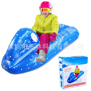 <b>Inflatable</b> Kids Ride On Float Boat With Snowflake Design For Pool Fun - Product Image 5