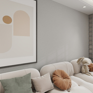 Tissu mural sans couture effet pierre en relief glacé, 2,85 m de large, imperméable, pour projets hôteliers et décoration intérieure # série artistique - Product Image 3