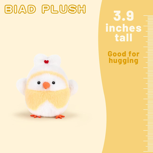 Peluche de Pollo Pequeño de 3.9 Pulgadas, con Boca Puntiaguda, Suave, Color Amarillo, Abdomen Redondo, Seguro para Niños, Popular Compañero de Juego - Product Image 3