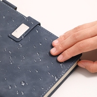 Cuadernos con Páginas Gruesas al por Mayor, Libretas de Cuero PU de Buen Precio, Diario Escolar y de Negocios Duradero con Orificio para Bolígrafo