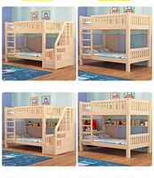 Lit Superposé Enfants Gain de Place avec Bureau Intégré ou pour Tout-petits