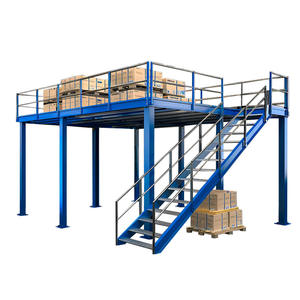 Usine directe étagères mezzanine plancher mezzanine personnalisé industriel en acier métal stockage empilables étagères pour Garage entrepôt - Product Image 6