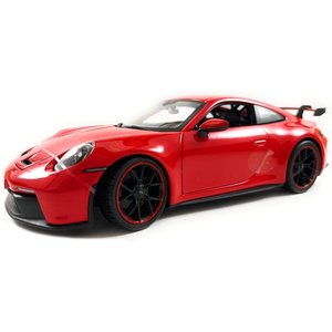 2022 per Porsche per 911 GT3 rosso 'Special Edition' 1/18 modellino di auto pressofuso DCD da Maisto in lega di alluminio