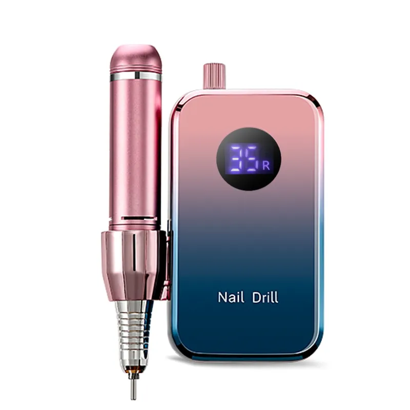 Professionele Elektrische 35000Rpm Nagel Boor Efile Draagbare Oplaadbare Manicure Pedicure Acryl Nail Boor Kit Machine