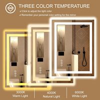 Espejo Rectangular Colgante de Latón Cepillado con Borde Estrecho, Minimalista, para Dormitorio, Área de Vestir, Proyecto Hotelero, Tamaño Personalizado