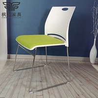 Chaise de bureau en tissu, avec cadre métallique, siège empilable pour salle d'entraînement, idéale pour salle de conférence, offre spéciale, livraison gratuite
