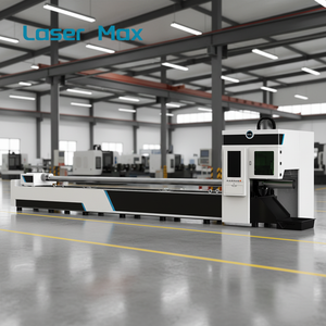Machine de découpe laser fibre pour tubes et tuyaux, deux mandrins, 1500W, technologie de perforation haute vitesse, AI/PLT, pour acier inoxydable, acier au carbone et formes spéciales - Product Image 1