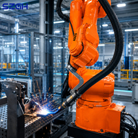 Robot de soudage à l'arc multifonctionnel 220V, nouveau, avec boîte de vitesses automatique et PLC, en acier, pour réparation, état d'occasion