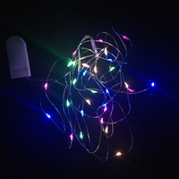 Mini-Kupferdraht-LED-Lichterkette, batteriebetrieben, für Hochzeiten & Weihnachten, Fabrik-Großhandel