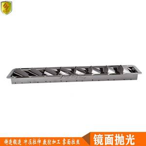 Rejilla de Ventilación de Acero Inoxidable con Salida de Aire Larga y Transpirable, Malla Cuadrada para Sistemas de Calefacción y Climatización - Product Image 2