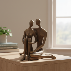 Regalo di Anniversario, Scultura in Ghisa per Coppie, Presente per Giornata Nuziale, Fidanzamento, Natale, Compleanno, San Valentino - Product Image 2