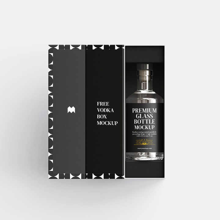 Champagne Whisky Bottles - Elegant Rigid Cardboard Boxes
