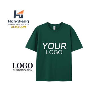 Camisetas de Hip Hop Extra Grandes de Moda Personalizada, 100% Algodón, 220 g/m², de Lujo, Lisas, Antiarrugas, Transpirables y Ecológicas - Product Image 1