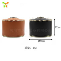 2 tailles de protection pour bouteille de propane à l'extérieur Sac de protection pour réservoir de gaz à coudre à la main Sac de rangement en cuir pour couvercle de réservoir de gaz