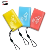 Porte-clés NFC en époxy, carte de visite numérique, porte-clés avec logo pour le partage de contact