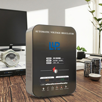 Régulateur de tension automatique monophasé AC AWA 1500VA KEBO, montage mural, affichage LED, haute efficacité 98%, cuivre noir/or