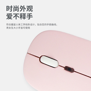 เมาส์ไร้สายบลูทูธ 2.4G แบบชาร์จได้ รองรับโหมดคู่ สำหรับเล่นเกมและใช้งานสำนักงาน พร้อมตัวรับสัญญาณ USB และโลโก้แบบกำหนดเอง - Product Image 2