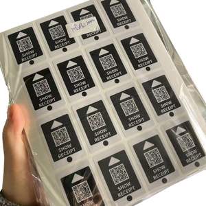 Calcomanía personalizada a todo color para redes sociales, calcomanía de marca totalmente personalizada para ti, pegatina con protección UV - Product Image 2