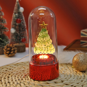 Christmas Church Lantern LED Candle Light Mini Night Light Xmas Tabletop Decoration <b>Hanging</b> <b>Ornaments</b> for Party - Product Image 5