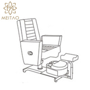 Beauty Salon Nội Thất Chân Tin Nhắn Ghế Giải Trí Ngả Chân Có Thể Thu Vào Ghế Tắm Cho Châu Á - Product Image 2