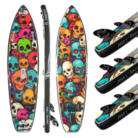 ITAOSTAR OEM/ODM Planche de paddle gonflable (SUP) en Drop Stitch 11'6"x35"x6" 5 ailerons Portable Livraison gratuite & Promotion