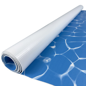 Doublure de piscine personnalisée en <span class=keywords><strong>PVC</strong></span> haute résistance 1000D de 1,2 mm, design froissé, résistante aux UV, résistante aux déchirures, installation facile - Product Image 3
