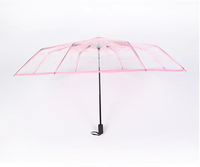 Parapluie Moderne 8K Pongee 3 Plis Entièrement Automatique avec Poignée en Alliage 105cm Imperméable Personnalisable Logo Publicitaire Cadeau d'Entreprise