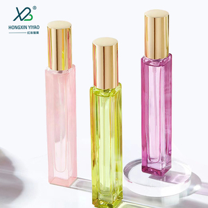 <strong>10ml</strong> Rectangular <strong>Transparent</strong> Glass <strong>Bottle</strong> with <strong>Dropper</strong> Thick-Bottomed Cylinder for Perfume Spray <strong>Bottle</strong> - Product Image 2