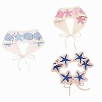 Serre-tête ajouré personnalisé avec logo, thème marin, tricoté au crochet, pour femme – Fabrication depuis 17 ans