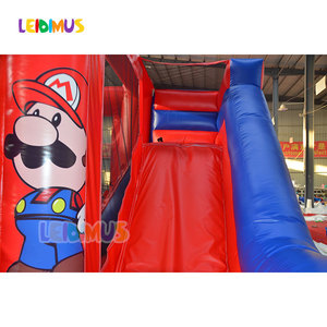 Château <span class=keywords><strong>Gonflable</strong></span> Commercial <span class=keywords><strong>Mario</strong></span> pour Enfants avec Toboggan, Combiné Maison de Rebond Bande Dessinée, avec Souffleur d'Air - Product Image 5