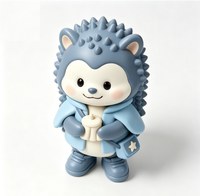 Figurine personnalisée hérisson en PVC et ABS, statue de personnage de dessin animé, fabrication OEM en Chine, figurine personnalisée pour la vente en gros de produits de marque