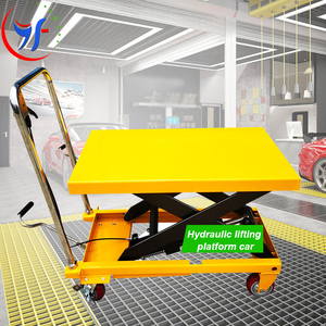 Carro elevador de tijera, mecanismo de elevación de mesa Manual, plataforma elevadora hidráulica, mesas elevadoras manuales de tijera - Product Image 6