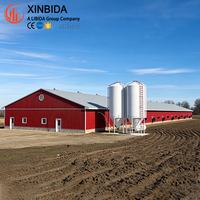 Instalación Rápida, Estructura Metálica Prefabricada, Gallinero, Granja Avícola, Nave Agrícola con Diseño Personalizado