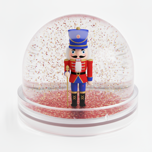 Globi acrilici semisferici all'ingrosso per decorazioni domestiche, souvenir natalizi e regali, con base in acrilico, direttamente dalla fabbrica. - Product Image 2