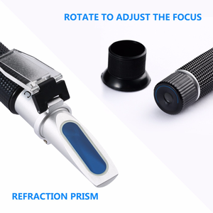 Sistema de aquário vermelho de mão 0-40%, refratômetro óptico de salinidade marinha portátil atc medidor de gravidade específico - Product Image 4