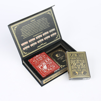 Boîte d'emballage Standard en papier pour cartes Flash OEM, lot de Double cartes de Poker, bavette imprimée, plusieurs tailles, boîte d'emballage Standard personnalisée