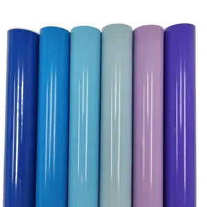 Nouveau produit couleur activée permanente vinyle bricolage artisanat Film auto-adhésif coupe PVC vinyle rouleaux