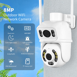 Cámara PTZ inalámbrica ICSee de 6MP con WiFi y visión nocturna para seguridad del hogar - Product Image 3