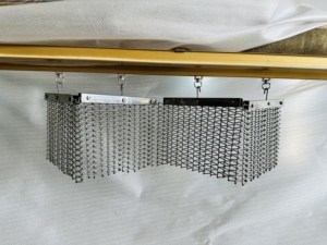 2.5m rộng 304 thép không gỉ xoắn ốc Chuỗi liên kết dây kim loại lưới băng tải cho lasercutting máy - Product Image 4