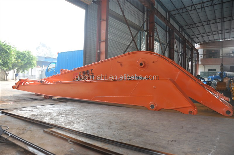 Anti Corrosion Long Reach Excavator Booms Extended Digger Spare Parts