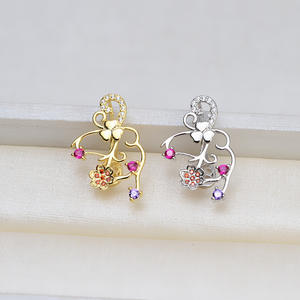 Pendentif en argent S925 fait main avec perle baroque, collier pour femme avec sertissage vide, 1428 perles, composants et trouvailles de bijoux DIY - Product Image 2