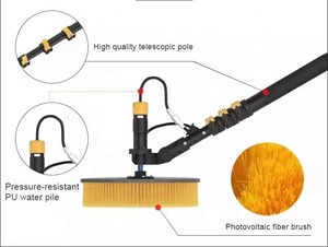 Attrezzatura per Pulizia Pannelli Solari 7.5M, Spazzola Rotante a Doppia Testa per la Pulizia di Pannelli Fotovoltaici Solari - Product Image 3