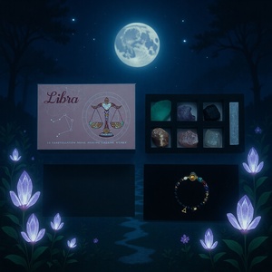 Set di Bracciali in Cristallo Naturale Grezzo con Tecnica Seiko, Motivi Zodiacali e Costellazioni, Versione Aggiornata - Product Image 1