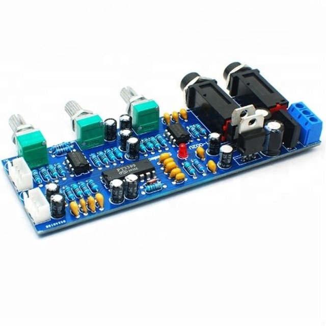 PT2399 NE5532 Karaoke board Microphone amplifier Board Preamplifier Reverberation Echo sound