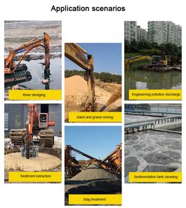 Factory Mining Gravel Sand Mud <b>Pump</b> <b>Submersible</b> Hydraulic Sand Dredging <b>Pump</b> for Excavator - Product Image 5