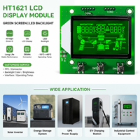 Module d'affichage LCD VA HT1621, écran LCD vert, circuit intégré de rétroéclairage LED pour onduleur UPS, stockage d'énergie, contrôle industriel