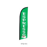 Drapeau à plumes personnalisé en gros avec logo et fabricant de drapeaux de plage sur mesure, fournisseur chinois