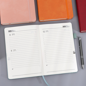 Tùy chỉnh in logo 2026 A5 kế hoạch PU da Bìa hàng tuần hàng tháng mục tiêu Tạp Chí chương trình nghị sự máy tính xách tay năm ngày kế hoạch - Product Image 5