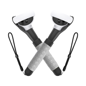 Nuevo Diseño de Empuñadura Extendida para <span class=keywords><strong>VR</strong></span> para Oculus Quest 2, Accesorios para Jugar <span class=keywords><strong>Beat</strong></span> Saber, Golf, Tenis y Otras Experiencias de Juego - Product Image 1