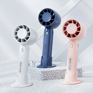 Mini ventilateur portable haute vitesse avec support de téléphone, rechargeable par USB, idéal pour les voyages et l'extérieur - Product Image 1